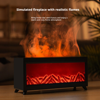 1 an de garantie Cheminée à flamme Diffuseur d'arômes au charbon de bois portable Télécommande Humidificateur d'aromathérapie pour la maison et l'hôtel YS