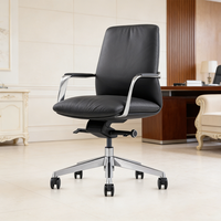 Nouvelle Chaise de Bureau 2026 pour Dirigeant, Ensemble Chaise et Table de Bureau, Chaise de Direction en Cuir, Chaise de Bureau Ergonomique Moderne