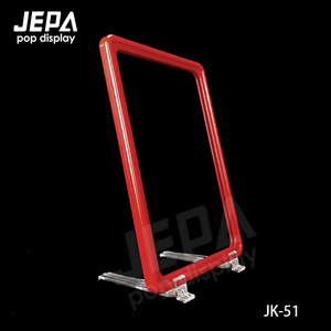 Tùy chỉnh siêu thị L hình dạng bàn A4/A5/A6 khung hiển thị đứng với clip - Product Image 3