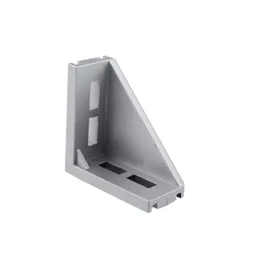 Corner Bracket 310.06/370.06 Wholesale 40*80 Size Slot 8+10 Aluminium Angle Hollow Bracket With ISO Angle Brackets Corner