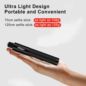 Selfie Stick para cámaras de acción y deportes 70cm/120cm Compatible con GoPro/OSMO/SJCAM/<span class=keywords><strong>Insta360</strong></span> Accesorio invisible - Product Image 2