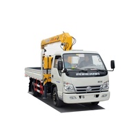 Camion grue mobile à flèche hydraulique Foton Forland de 2 tonnes