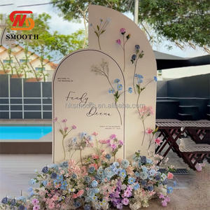 Fondo de PVC Liso 3D para Decoración de Escenarios de Boda, Soporte de Acrílico para Fondo, Arco, Letrero de Bienvenida para Boda - Product Image 5