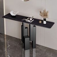 Table basse étroite de style italien, armoire décorative de luxe, solide, mur d'entrée, Art moderne