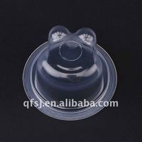 Gobelet en plastique transparent Phi 62mm jetable personnalisé en PP en forme de grenouille pour yaourt, pouding, gelée de konjac aux fruits, emballage