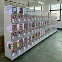 Distributeur automatique de capsules mini commercial le plus vendu - Construction en métal et plastique, paiement par pièces et code QR, espagnol, japonais (Europe, États-Unis)