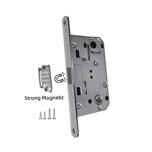 2023 New Italian Design Strong Magnetic Lock Body Silent Latch Russia Wooden Door Mortise Door Lock