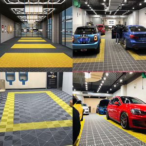 4S Auto Beauty Shop Drainage Car Wash Plastic Floor Click Installation Anti-Slip Wear Resistant with 3D Model Design Capability - Product Image 6