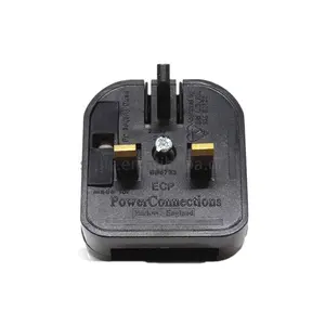 Life Quality Top Taste Sweden to uk adapter plug/Sweden Travel adapter/UK converter with 3A fuse BSI certificate