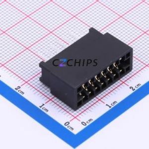 ED14BGFBK Gold Finger Connector Through hole Component (THT),P=2.54mm Connector EDGE SLOT 2.54mm 14P Through Hole - Product Image 1