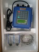 Medidor de Flujo Ultrasónico Inteligente TUF-2000B para Agua y Líquidos, Sensor Ultrasónico Portátil con Abrazadera para Tuberías