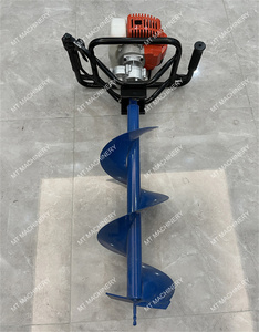 Moteur 2 temps 63cc refroidi par air, tarière thermique professionnelle à essence - Product Image 4