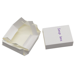 Thân Thiện Với Môi Trắng Phân Hủy Sinh Học Hộp Giấy Cho Nhà <span class=keywords><strong>L</strong></span>àm Bằng Tay Xà Phòng Biểu Tượng Tùy Chỉnh In Ấn Matt Cán Bao Bì Hộp Quà Tặng - Product Image 6