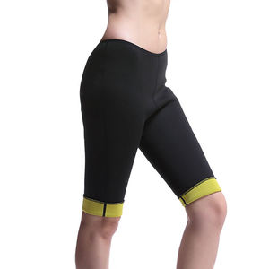 LANQIN Short de cycliste taille haute grande taille en néoprène, compression ventre plat, effet sauna, sculpteur corporel, rehausseur de fessiers, pour le yoga, pour femme - Product Image 3
