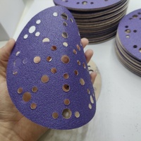 Disques abrasifs en papier céramique de 6 pouces (150 mm) à 49 trous pour le métal