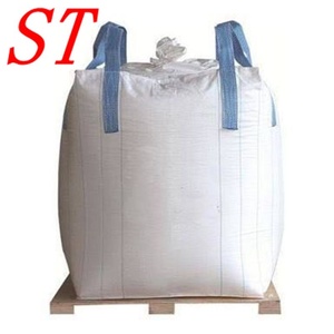 Sacs Jumbo FIBC en plastique blanc épaissi et respirant de 1 tonne (1000 kg) pour <span class=keywords><strong>ciment</strong></span> et boues, vente en gros directe usine Chine - Product Image 3