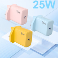 Chargeur Super Rapide 25W Adaptateur USB C PD Prise EU UK AU pour Samsung Galaxy S25 S24 S23 S22 Série Note Chargeur de Téléphone