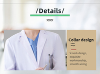 Robes d'infirmière blanches, uniformes personnalisés pour scientifiques et médecins, blouses de laboratoire, uniformes d'hôpital, blouses de travail