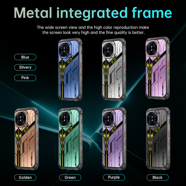 32MP+64MP Camera Smart Rugged Mobile Call Phone G85 Octa Core Android 14.0 8G+128GB 10000mAH IP68 Waterproof Phone