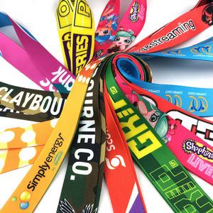 Customized Logo Cheapest Lanyard With ID Holder Card Key Lanyard