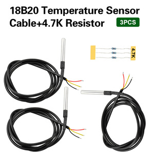 Keyostudio <span class=keywords><strong>18B20</strong></span> водонепроницаемый датчик температуры с резистором 4,7 K (3 шт.) для <span class=keywords><strong>Arduino</strong></span> - Product Image 6