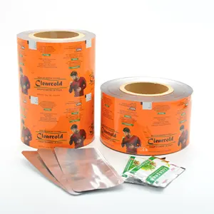 2 Layers Laminated Material Plastic Packaging Aluminium Film Packaging Sachet For Food Packaging