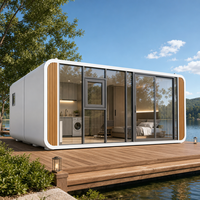 Maison conteneur duplex à deux étages, maison préfabriquée à 2 niveaux, maison préfabriquée, maison modulaire préfabriquée