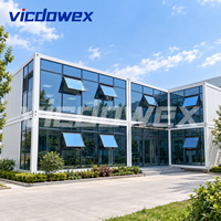 VICDOWEX Maison conteneur démontable Bâtiment de bureau modulaire Entrepôt Panneau sandwich Personnalisé Préfabriqué Contemporain Guangdong