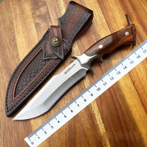 มีดพกพา HASUO คุณภาพสูง สแตนเลสสตีล สำหรับใช้งานทั่วไปและต่อสู้ พร้อมด้ามไม้ สำหรับงาน DIY และปรับแต่งแบบ OEM - Product Image 6