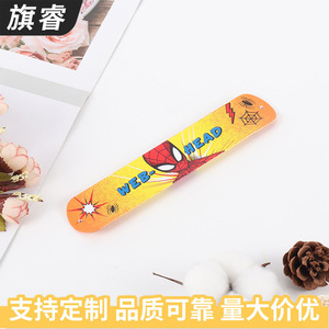 Spider-Man <b>Slap</b> <b>Bracelet</b> Yellow Orange Cartoon Character Wristband For Kids Party Decoration - Product Image 4
