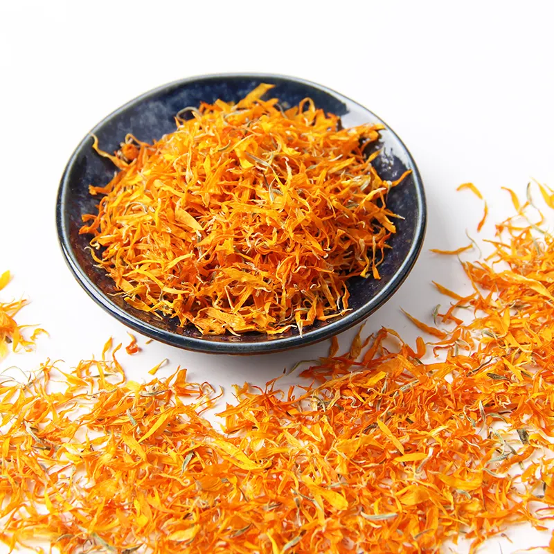 Pétale de calendula séché naturel pur pétale de fleur de calendula comestible pour le thé boire boulangerie confettis bougie artisanat fabrication de savon