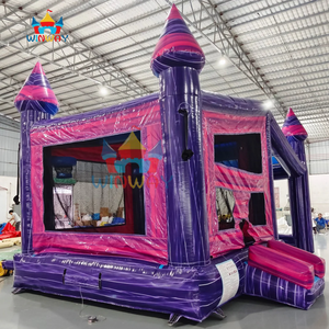 Castillo Inflable de Juego para Niños con Tobogán, Tamaño Personalizado, Cama Elástica Perfecta para Diversión, Carpa para Adultos en el Parque de Trampolines - Product Image 4