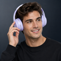 Casque Stéréo Sans Fil Pliable OEM ODM avec Affichage Numérique de la Batterie pour DJ et Sport