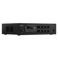 Amplificateur de puissance professionnel 60W PA avec radio FM, MP3, USB, Bluetooth pour sonorisation publique, audio commercial, église, école
