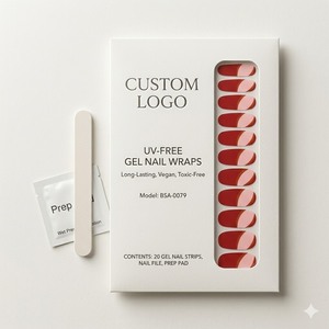 Trend Forward - Esmaltes de Uñas en Gel sin UV, Alta Pigmentación, Rojo y <span class=keywords><strong>Rosa</strong></span> en Contraste, Diseño Arqueado, Antiadherente, Ecológico, Estilo Coreano, 14 - Product Image 1