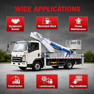 <span class=keywords><strong>Camion</strong></span> con Piattaforma Aerea SINOTRUK HOWO 22m 4x2, Sollevatore Telescopico da 22 Metri con Rotazione a 360° °   Rotazione e Cesto da 200 kg - Product Image 1
