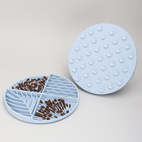 Fournitures pour animaux de compagnie Soulagement de l'anxiété Personnalisé Mangeoire lente Chien Chat Lécher Pad Pet Lèche Mat Silicone Chien Lécher Tapis