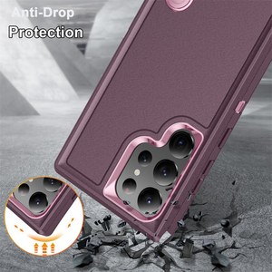 Custodia protettiva resistente antiurto antigraffio resistente 3 in 1 per <span class=keywords><strong>Samsung</strong></span> Galaxy S25 S24 S23 <span class=keywords><strong>S22</strong></span> <span class=keywords><strong>Ultra</strong></span> FE + cavalletto - Product Image 4