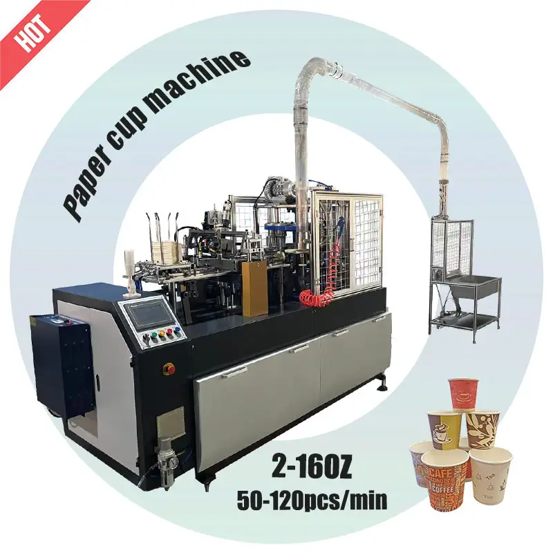 Máquina para pequeñas empresas, ideas, máquina para vasos de papel, automática con impresión de logotipos, máquina para fabricar vasos de papel pequeños, precios