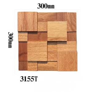 <span class=keywords><strong>Bois</strong></span> sculpté Mural Tangwood <span class=keywords><strong>bois</strong></span> massif mosaïque TV fond mur en <span class=keywords><strong>bois</strong></span> naturel bloc carré décoratif mur matériel lambris - Product Image 4