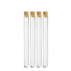 10mm 12mm 13mm 15mm 18mm 20mm कस्टम आकार पारदर्शी स्पष्ट दौर फ्लैट नीचे borosilicate कांच टेस्ट ट्यूब - Product Image 2