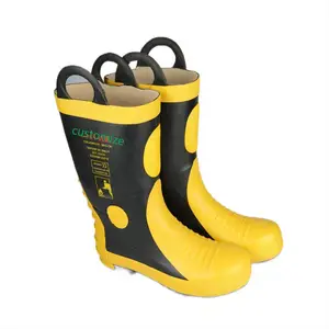 Vuurgevecht Laarzen: Waterdicht, Cut & Punctie-Proof, Thermische & Elektrische Isolatie, Anti-Slip, Verwijderbare Comfort Binnenzool