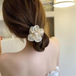 Élégant haut de gamme femmes <span class=keywords><strong>cheveux</strong></span> corde nouveau Style doux torsion <span class=keywords><strong>tresse</strong></span> <span class=keywords><strong>cheveux</strong></span> accessoires fleur bandeau et queue de cheval <span class=keywords><strong>anneau</strong></span> de <span class=keywords><strong>cheveux</strong></span> - Product Image 4