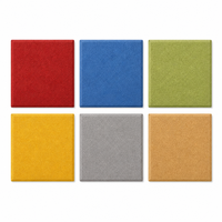 Matériau d'absorption acoustique durable pour studio, recouvert de tissu
