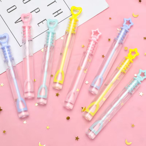 Renkli sabun kabarcık borusu oyuncak kabarcık değnek yaz açık oyuncaklar düğün doğum günü partisi dekorasyon malzemeleri çocuk oyuncakları - Product Image 1