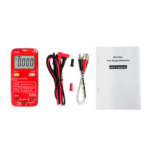 Multimètre numérique VA28C avec écran LCD Analogique Multi Testeur Taille de la paume Fréquence Li-Batterie Voltmètre Ampèremètre Vente Vert Rouge - Product Image 5