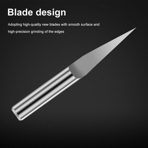 Brocas de enrutador de carburo de tungsteno V para madera Cnc herramienta de madera V bit <span class=keywords><strong>20</strong></span> ° - Product Image 5