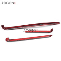 Bande de garniture inférieure de l'aérateur du tableau de bord en fibre de carbone sèche pour Corvette C8 ZR1 Z06 E-Ray Stingray 2020-2025 Accessoires intérieurs 3 pièces