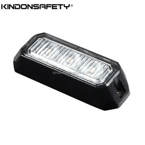 Luz estroboscópica ECE R65 R10 de 9W, 3 luces LED, roja, azul, ámbar, verde, de advertencia, 80mm, 3 pulgadas - Product Image 4