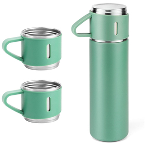 3 Piece Set Water Bottle Tumbler Gift Set Tumbler Set Vacuum Insulated Travel Tumbler 3 in 1 Water Bottle Kit With Handle - Product Image 5